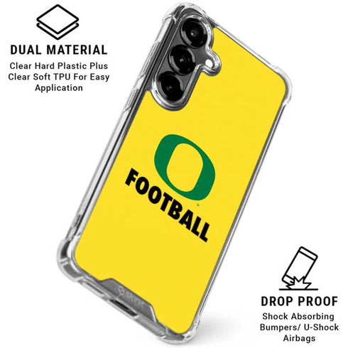 University of Oregon Football Galaxy S26 Clear Case