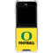 University of Oregon Football Galaxy Z Flip6 Clear Case