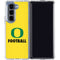 University of Oregon Football Galaxy Z Fold5 5G Clear Case