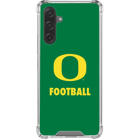 University of Oregon Football Green Galaxy A17 Clear Case