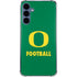 University of Oregon Football Green Galaxy A55 5G Clear Case