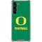 University of Oregon Football Green Galaxy S24 FE Clear Case