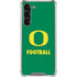 University of Oregon Football Green Galaxy S24 FE Clear Case