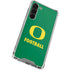 University of Oregon Football Green Galaxy S24 FE Clear Case
