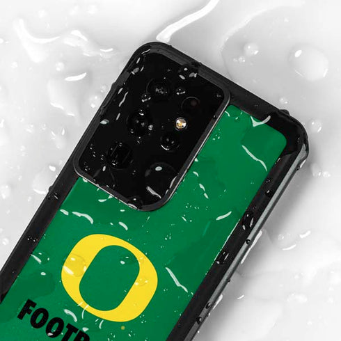 University of Oregon Football Green Galaxy S24 Ultra Waterproof Case