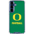 University of Oregon Football Green Galaxy S25 Clear Case