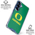 University of Oregon Football Green Galaxy S25 Clear Case