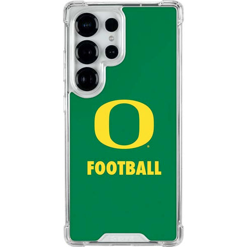 University of Oregon Football Green Galaxy S25 Ultra Clear Case