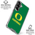 University of Oregon Football Green Galaxy S26 Clear Case