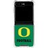 University of Oregon Football Green Galaxy Z Flip6 Clear Case