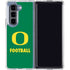 University of Oregon Football Green Galaxy Z Fold5 5G Clear Case
