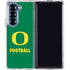 University of Oregon Football Green Galaxy Z Fold6 Clear Case