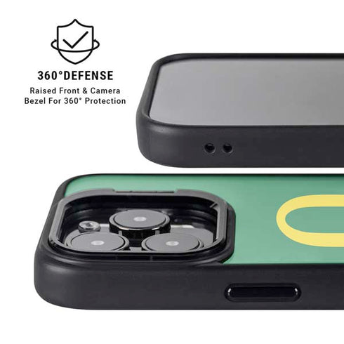 University of Oregon Football Green iPhone 13 Pro Kickstand Case