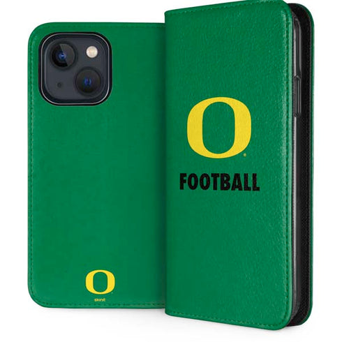 University of Oregon Football Green iPhone 14 Folio Case