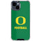 University of Oregon Football Green iPhone 15 Clear Case