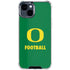University of Oregon Football Green iPhone 15 Clear Case