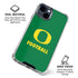 University of Oregon Football Green iPhone 15 Clear Case