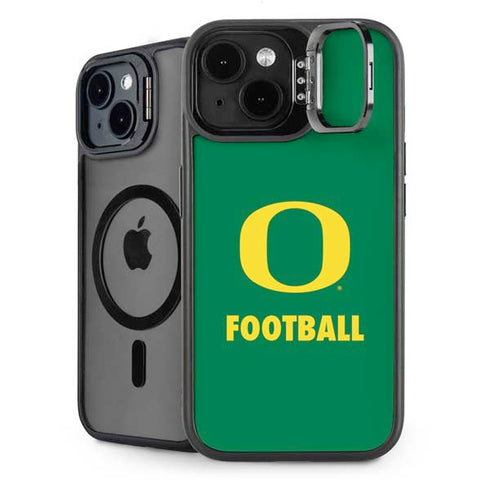 University of Oregon Football Green iPhone 15 Kickstand Case