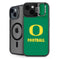 University of Oregon Football Green iPhone 15 Kickstand Case