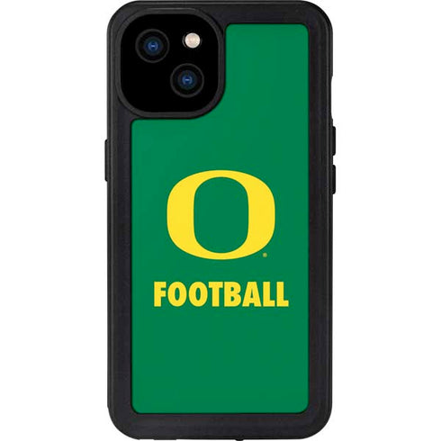 University of Oregon Football Green iPhone 15 Plus Waterproof Case