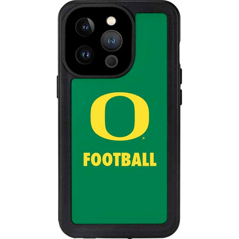 University of Oregon Football Green iPhone 15 Pro Waterproof Case