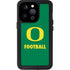 University of Oregon Football Green iPhone 15 Pro Waterproof Case