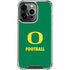 University of Oregon Football Green iPhone 16 Pro Clear Case