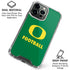 University of Oregon Football Green iPhone 16 Pro Clear Case