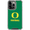 University of Oregon Football Green iPhone 16 Pro Max Clear Case