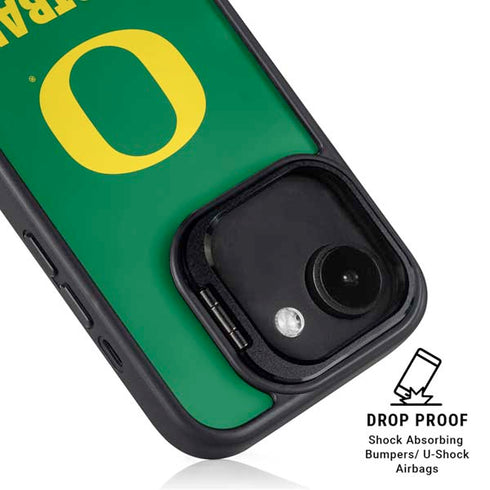 University of Oregon Football Green iPhone 16e Kickstand Case