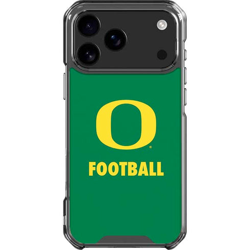 University of Oregon Football Green iPhone 18 Pro Max Clear Case