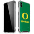University of Oregon Football Green iPhone X/XS Clear Case