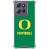 University of Oregon Football Green Moto G 5G (2025) Clear Case