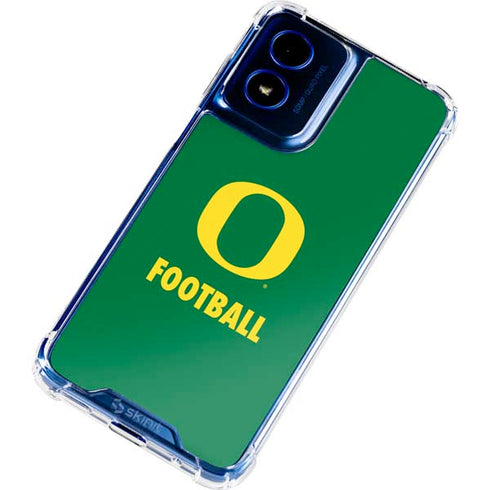 University of Oregon Football Green Moto G 5G (2024) Clear Case