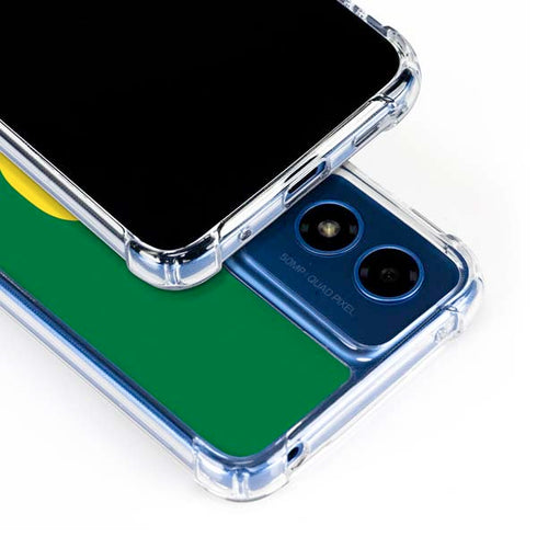University of Oregon Football Green Moto G 5G (2024) Clear Case