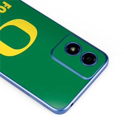 University of Oregon Football Green Moto G Play 4G (2024) Skin