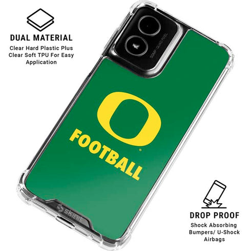 University of Oregon Football Green Moto G Power 5G (2024) Clear Case