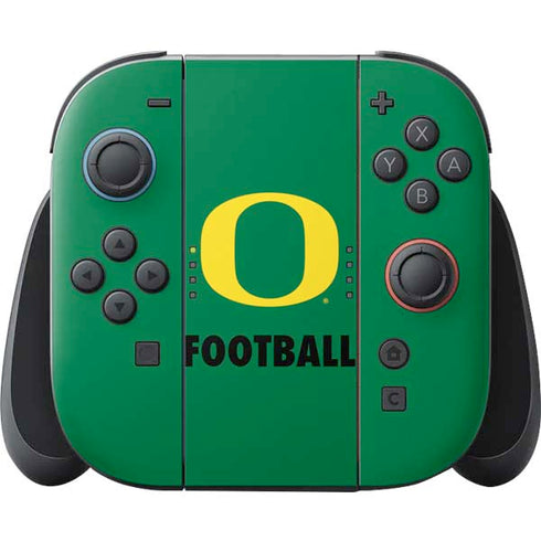 University of Oregon Football Green Nintendo Switch 2 (2025) Joy-Con Controller Skin