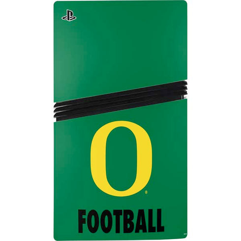 University of Oregon Football Green PS5 Pro Console Skin