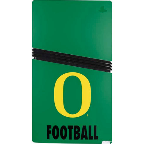 University of Oregon Football Green PS5 Pro Console Skin