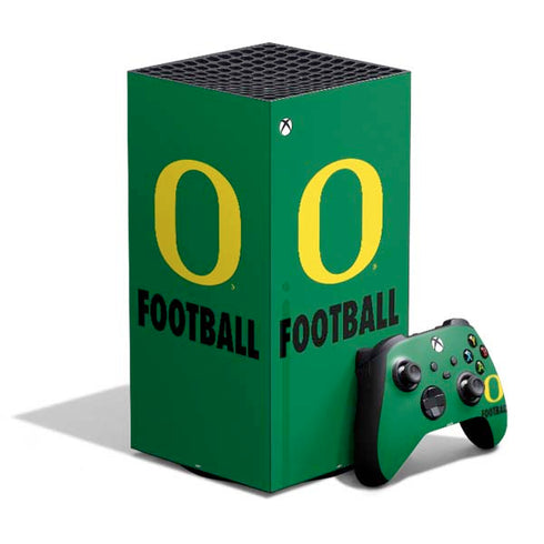 University of Oregon Football Green XBox Series X Digital Edition Bundle Skin