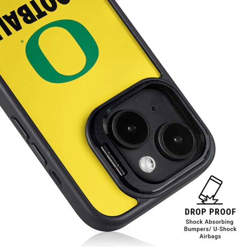 University of Oregon Football iPhone 14 Plus Kickstand Case