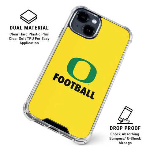 University of Oregon Football iPhone 15 Clear Case