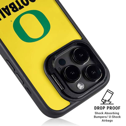 University of Oregon Football iPhone 15 Pro Kickstand Case