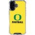 University of Oregon Football iPhone 16 Clear Case