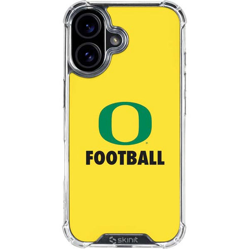 University of Oregon Football iPhone 16 Plus Clear Case