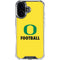 University of Oregon Football iPhone 16 Plus Clear Case