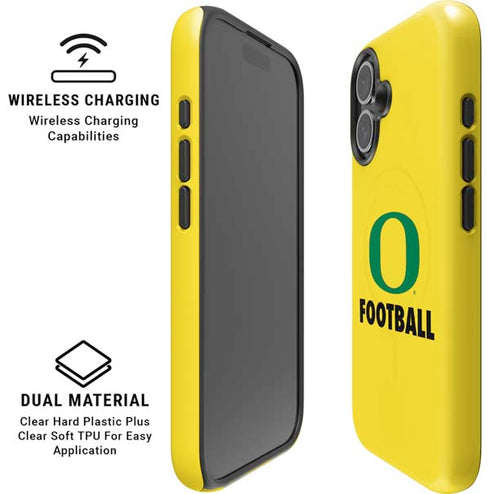 University of Oregon Football iPhone 16 Plus Magsafe Impact Case