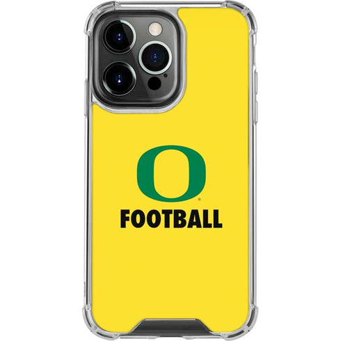 University of Oregon Football iPhone 16 Pro Max Clear Case