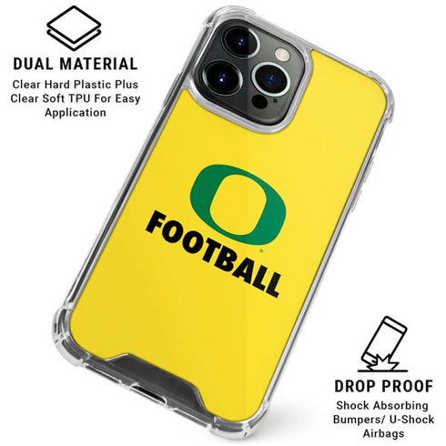 University of Oregon Football iPhone 16 Pro Max Clear Case
